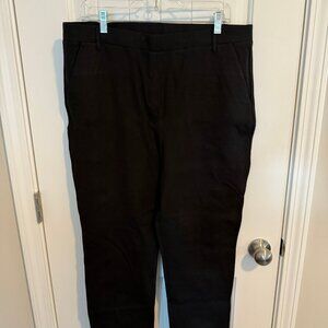 Quince Ultra-Stretch Ponte Straight Leg Pocke Pants (Petite)